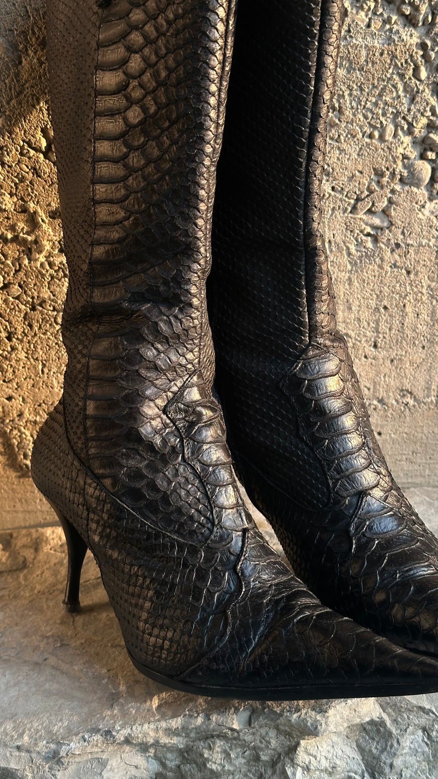 SNAKESKIN BOOTS