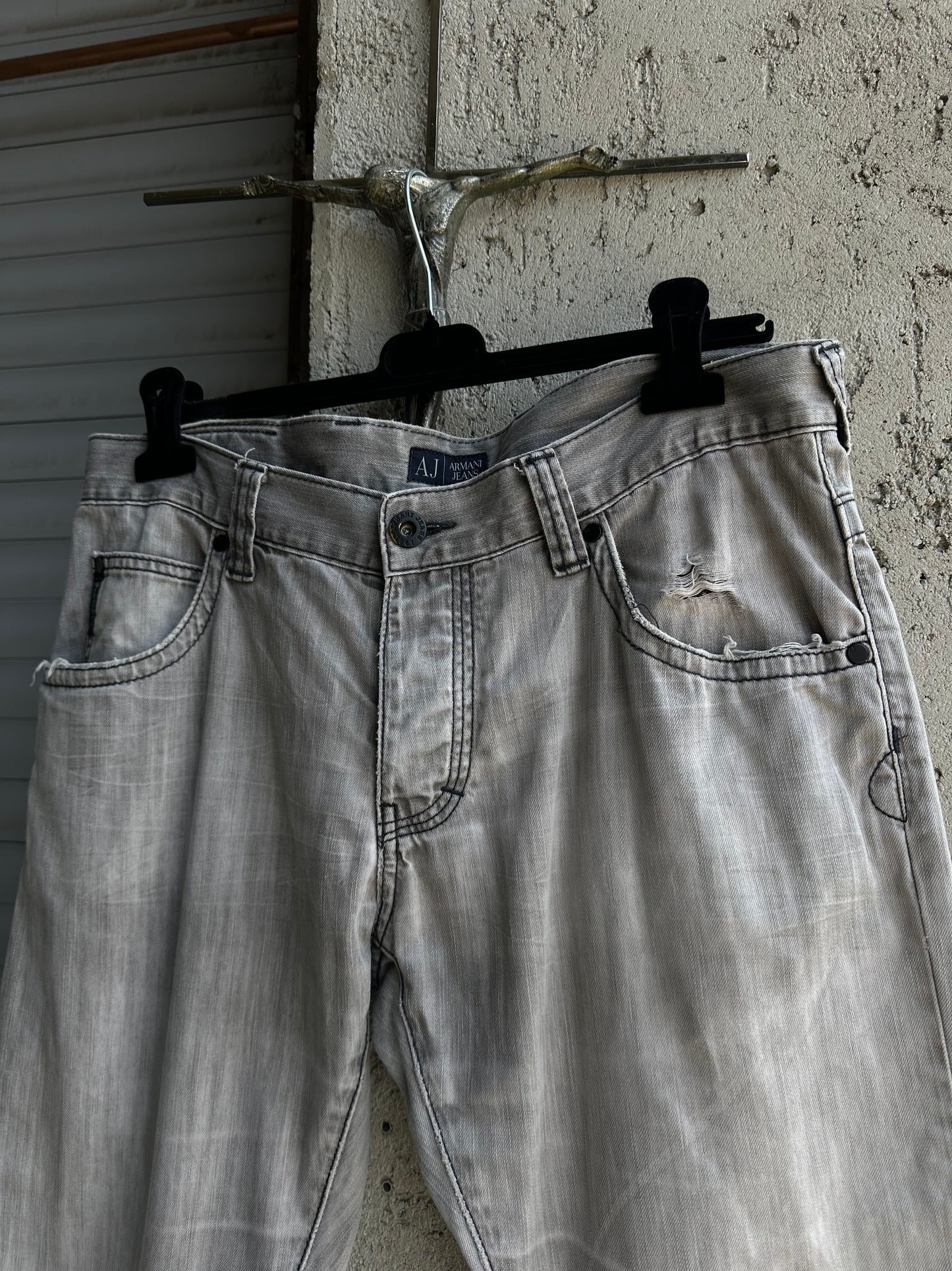 ARMANI GREY DENIM PANTS