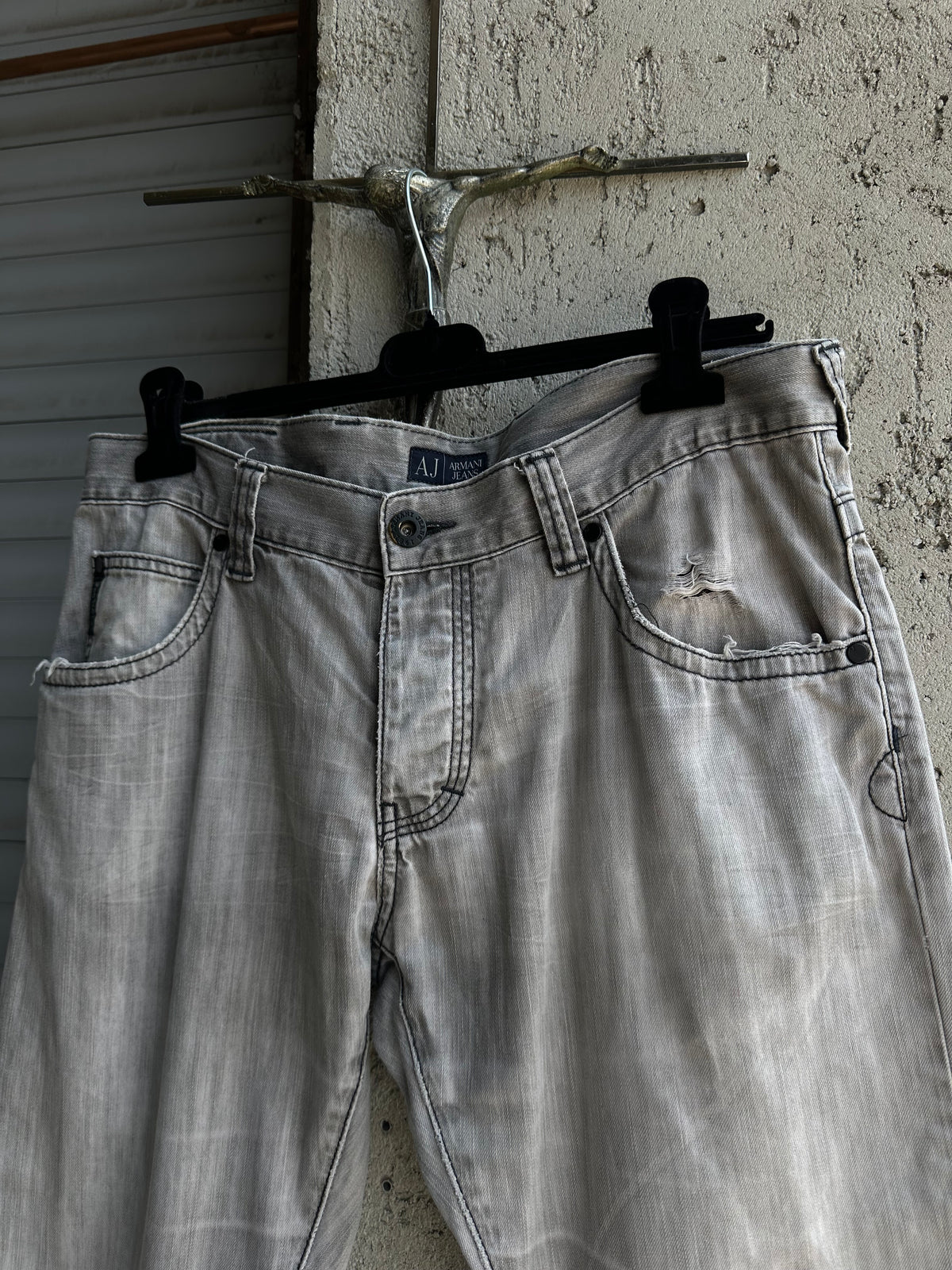 ARMANI GREY DENIM PANTS