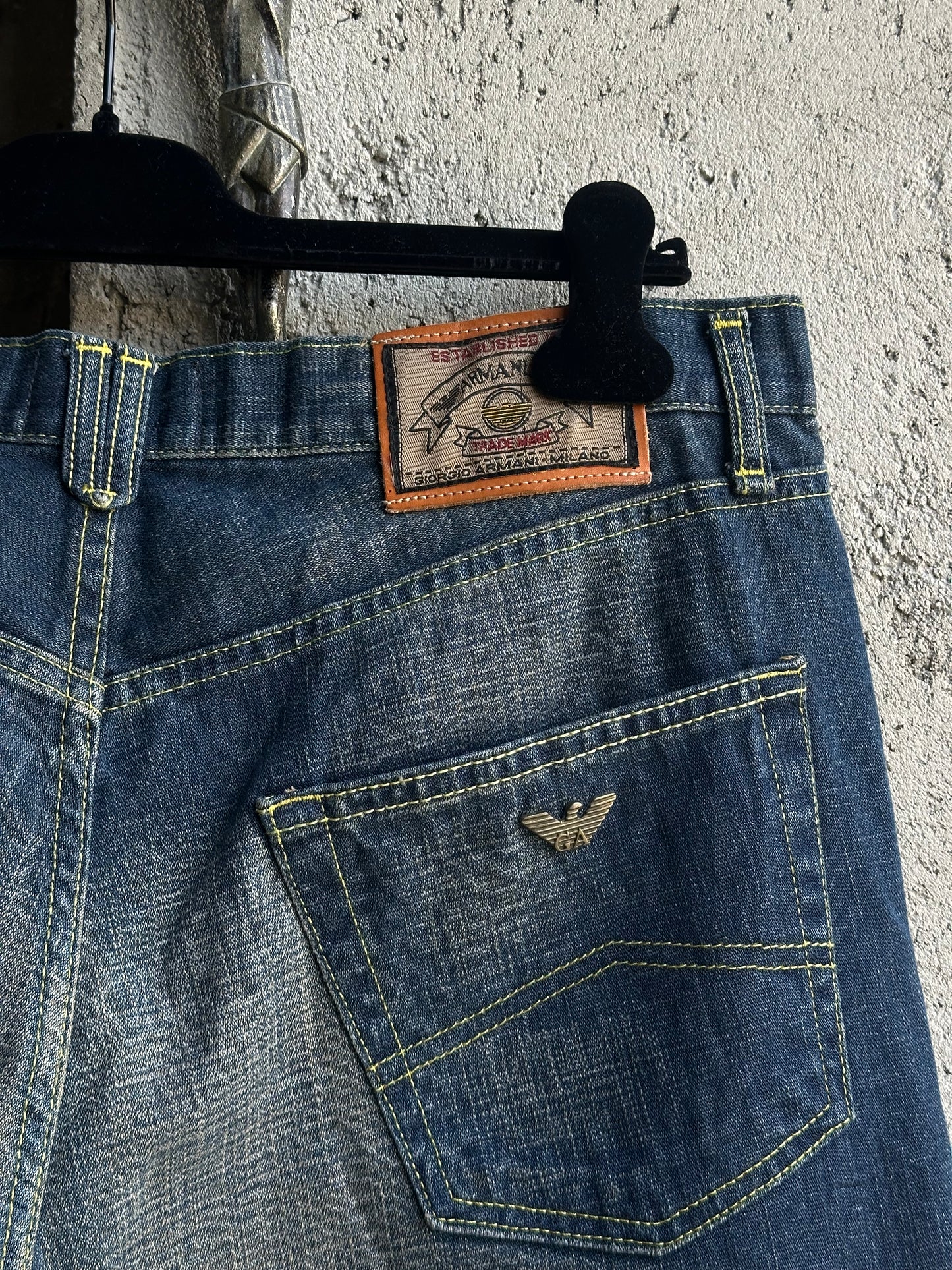 ARMANI BAGGY DENIM PANTS