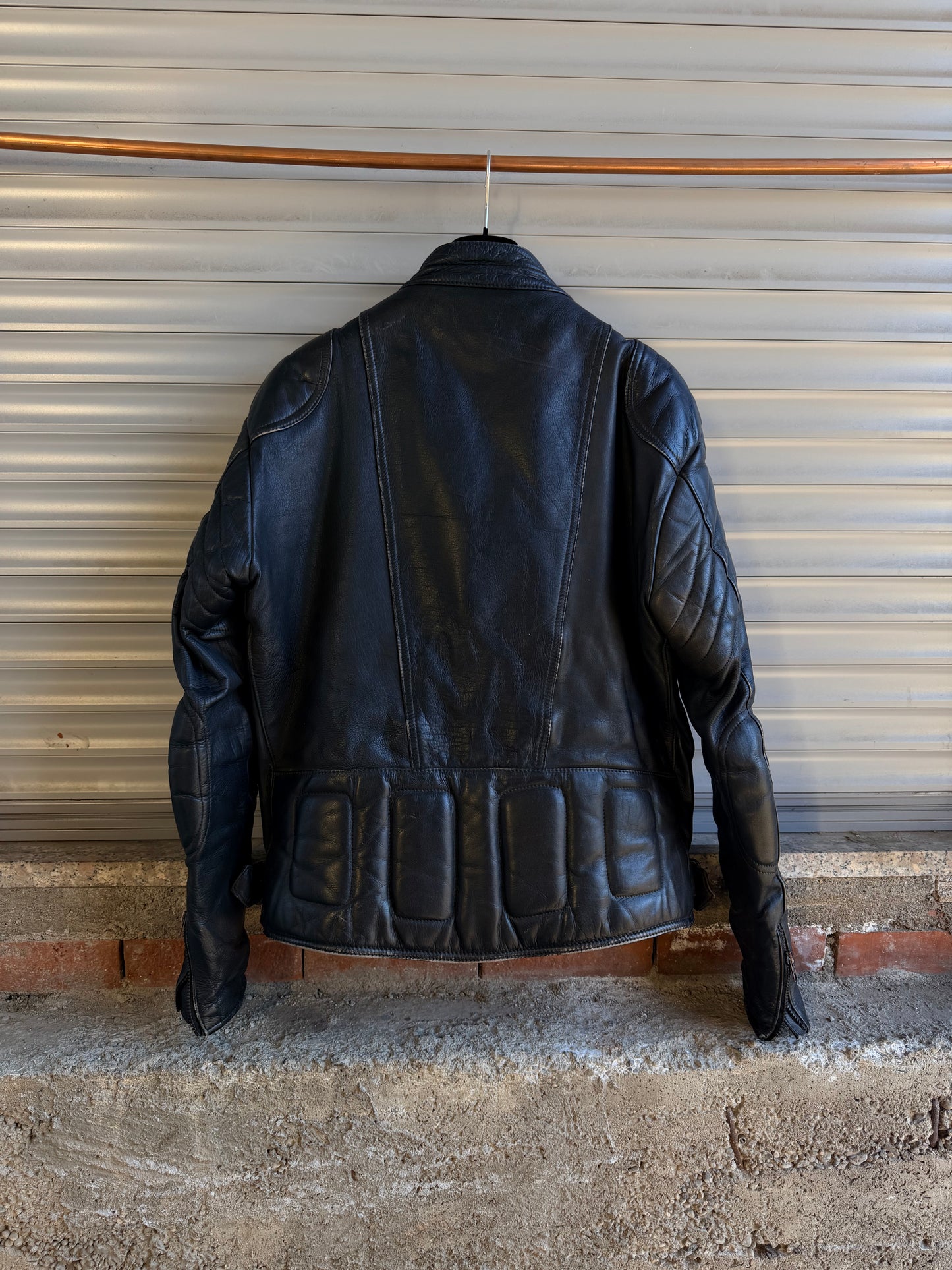 MOTOR LEATHER BIKER JACKET