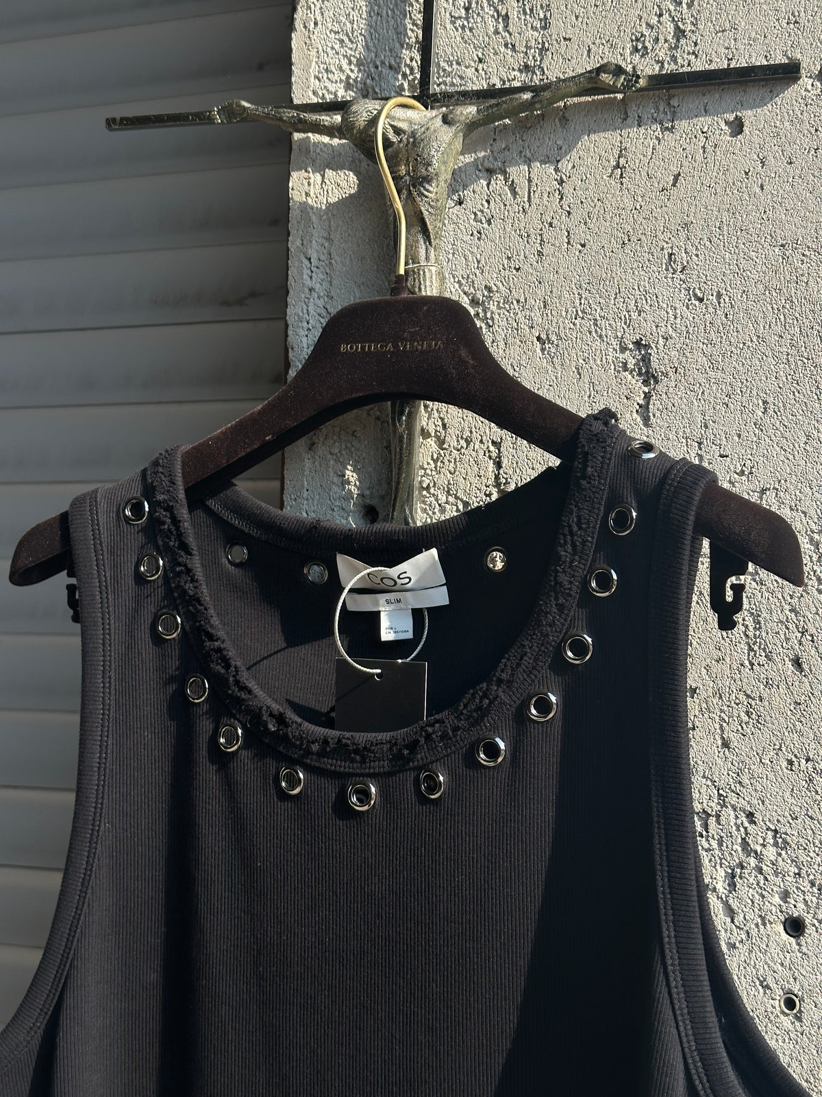 REWORKED EYELETS TANK TOP