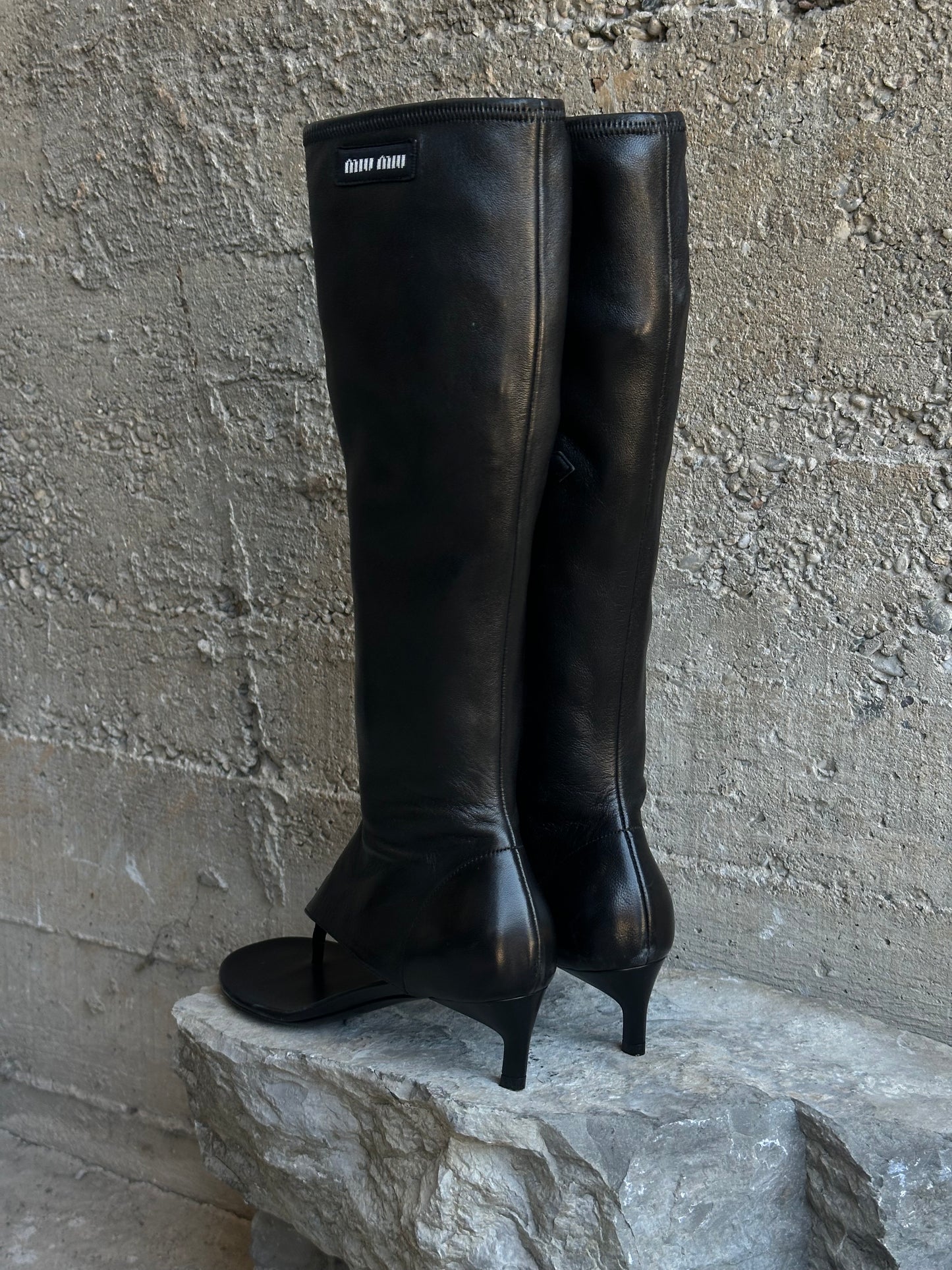 MIU MIU THONG BOOTS
