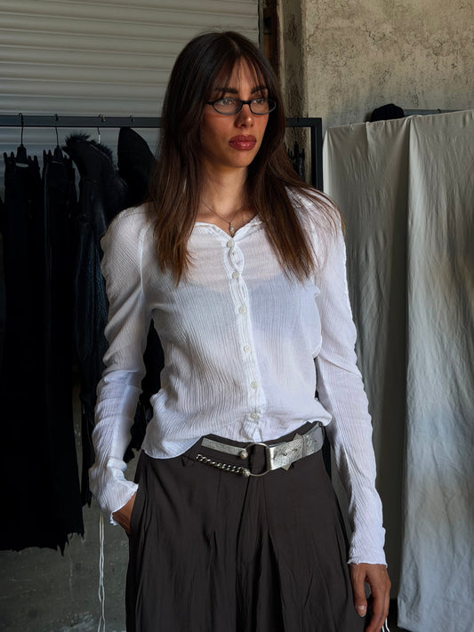 ORCIANI SILVER CHAIN BELT