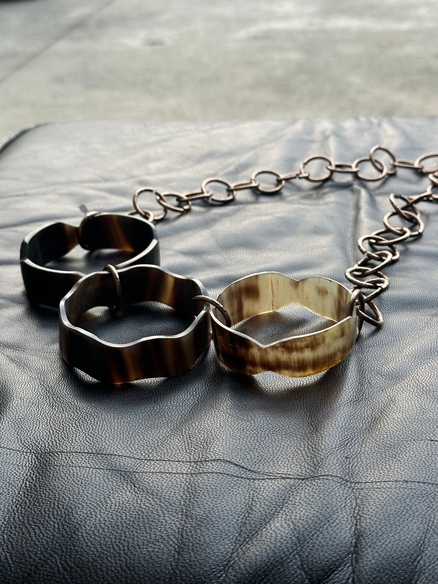 CIRCLE BONES NECKLACE