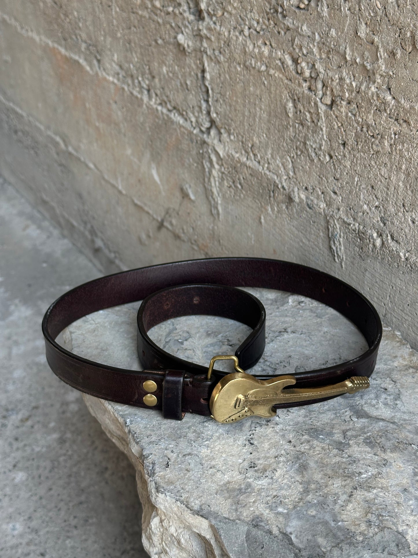 ANN DEMEULEMEESTER ROCKSTAR LEATHER BELT