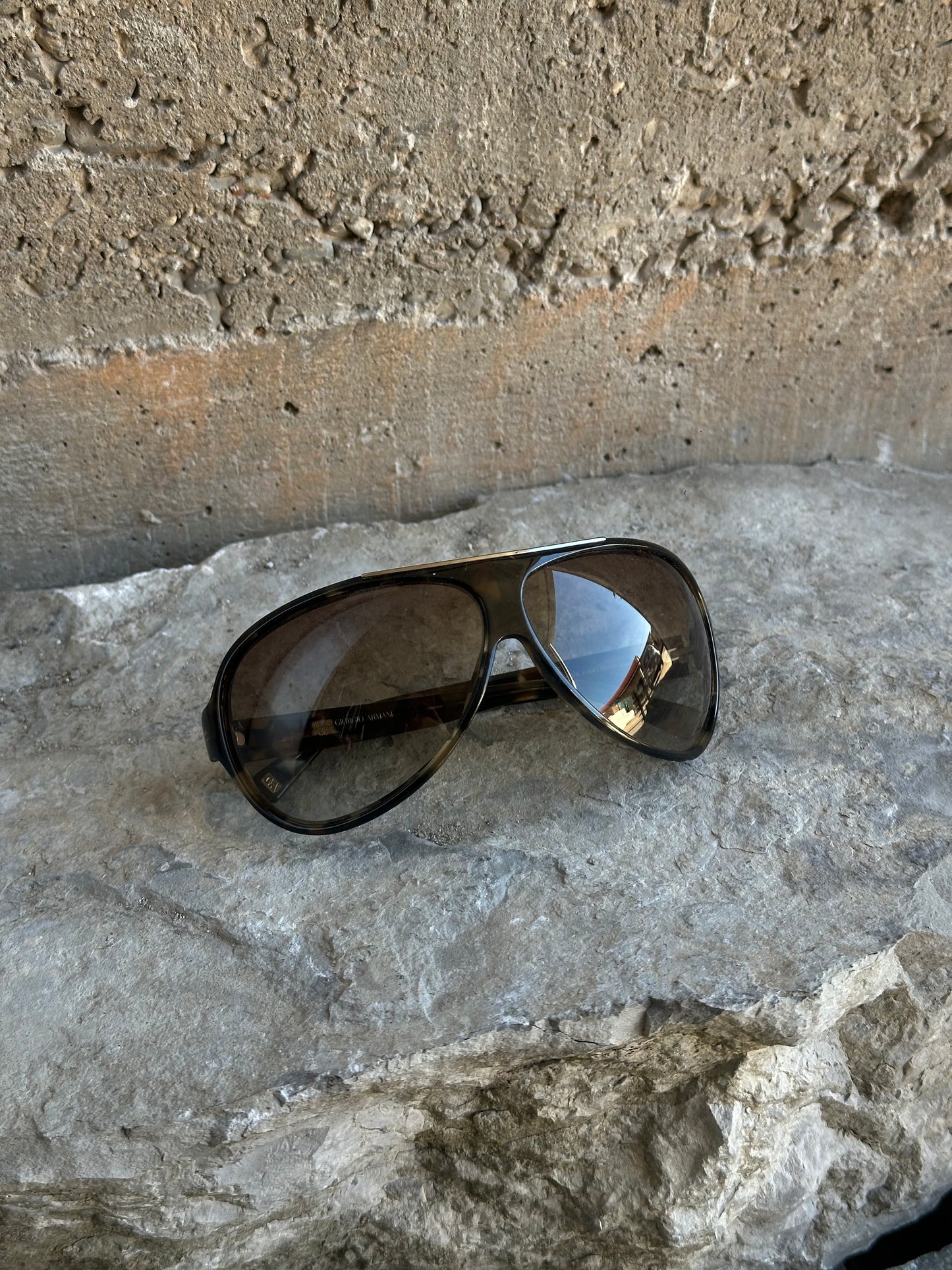 GIORGIO ARMANI TORTOISE SUNGLASSES