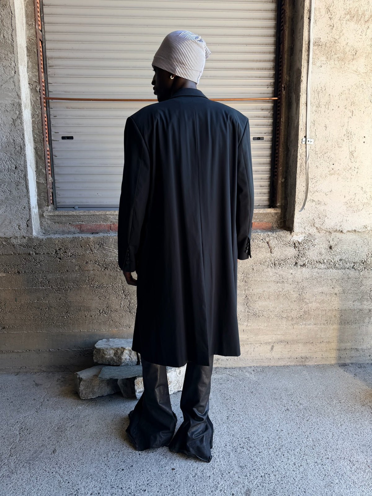ANN DEMEULEMEESTER STRUCTURED COAT