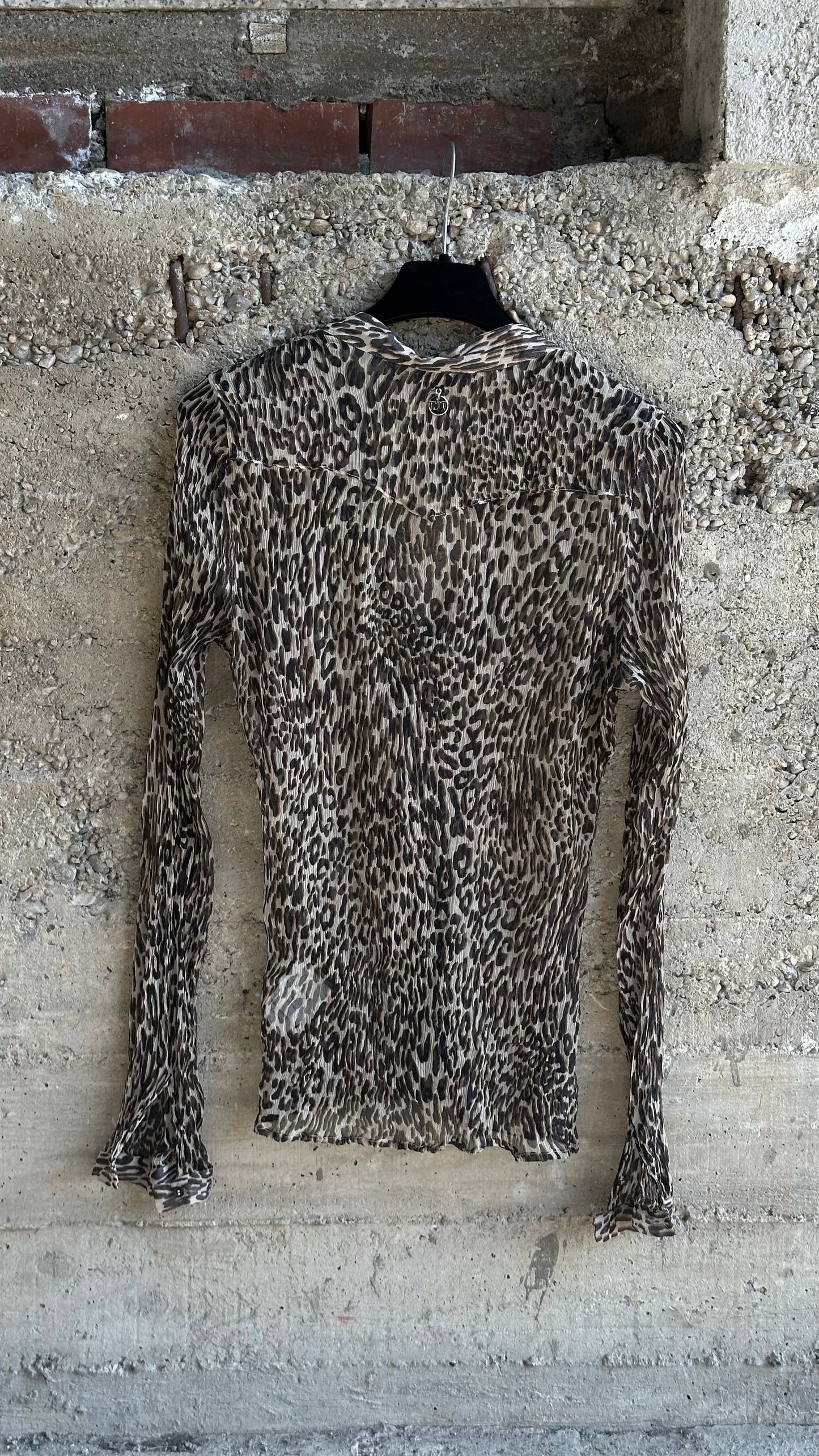 TRUSSARDI LEOPARD SILK SHIRT