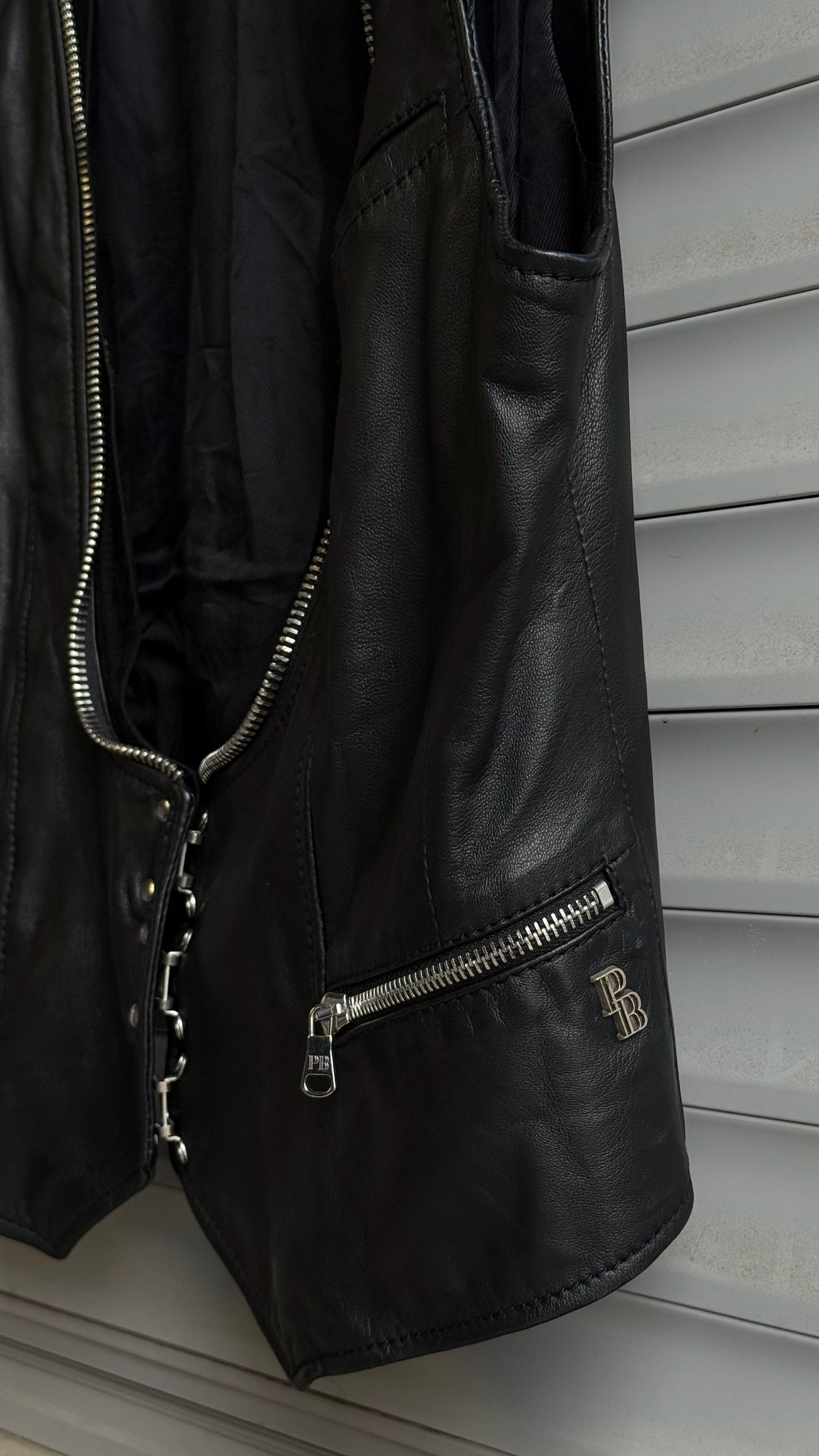 BALMAIN LEATHER VEST