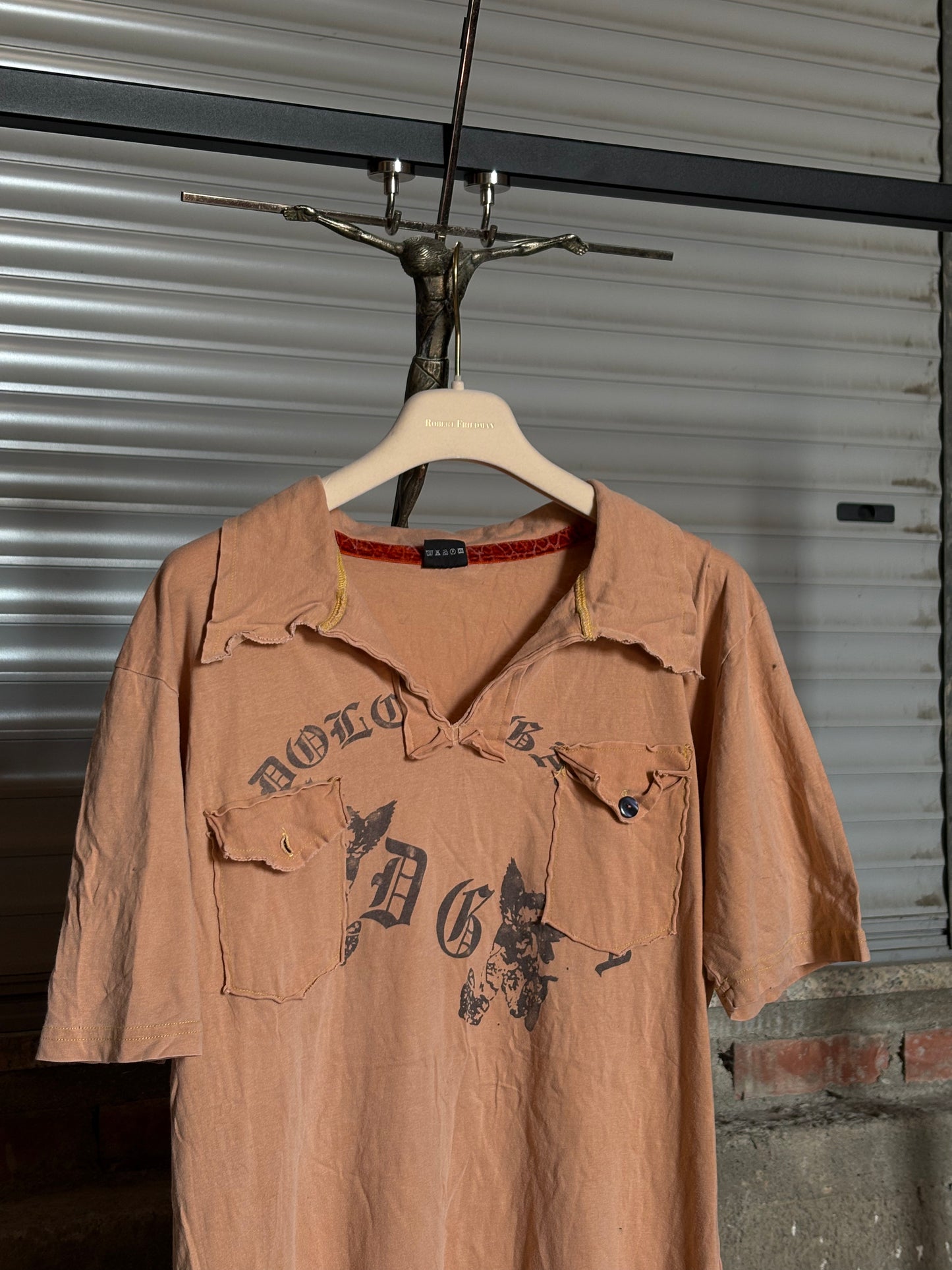 D&G ANGEL PEACH POLO