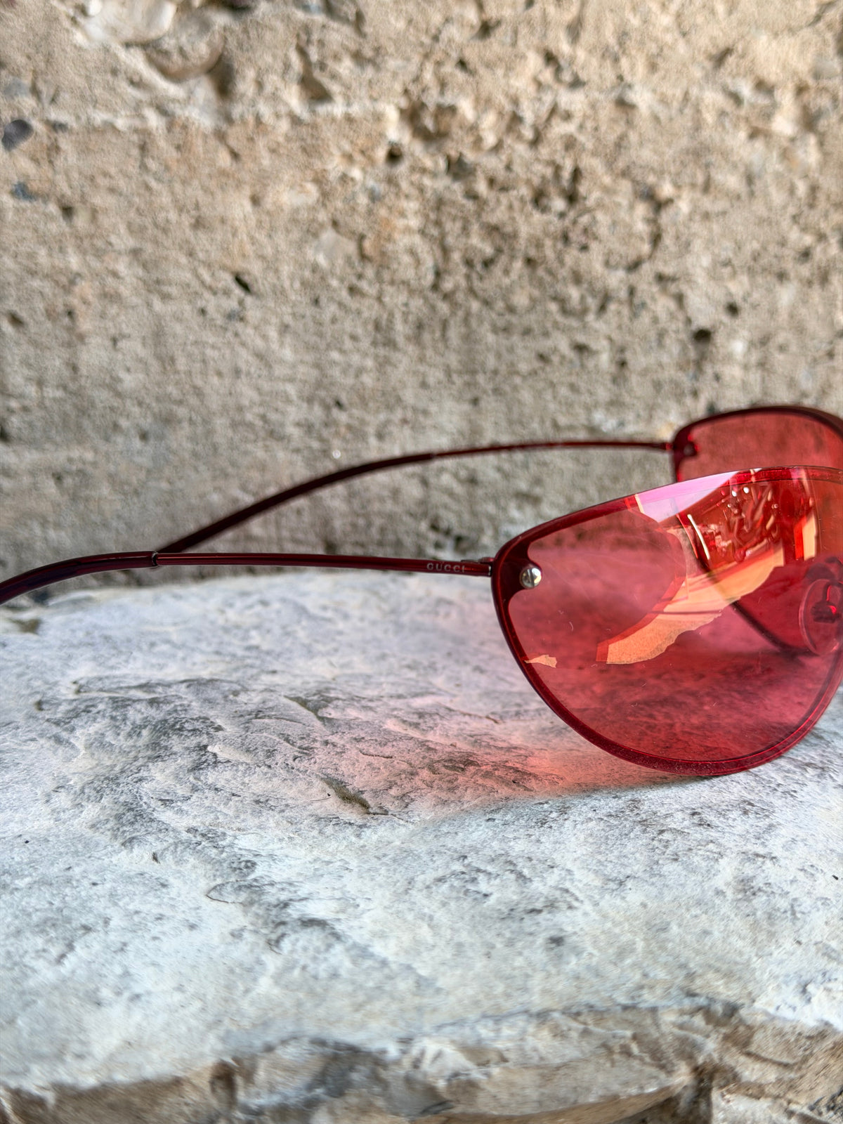 GUCCI GG 1657/S RED SUNGLASSES